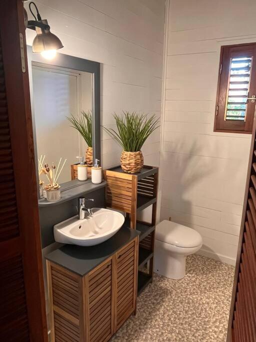 Bungalow Avec Jacuzzi Privatif Villa Sainte-Rose Exterior foto